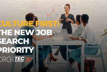 Poll results showing 78% of job seekers prioritise company culture
